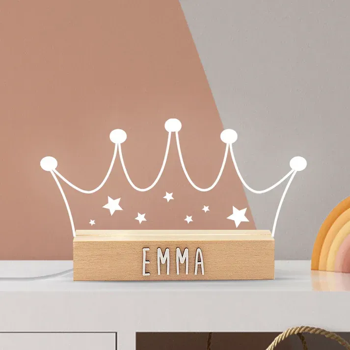 Lampe couronne personnalisable - Vintiun