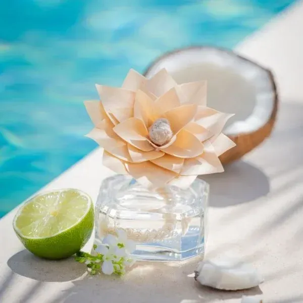 Fleur Parfumée en bois Eau de Coco - Durance