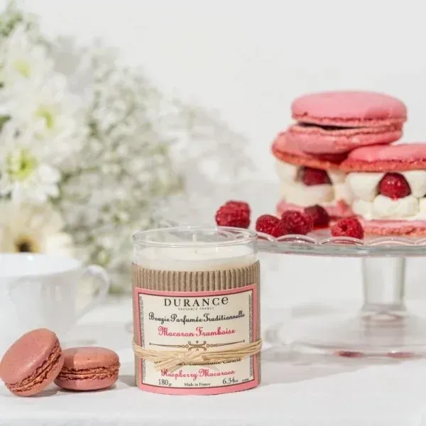 Bougie Parfumée "Macaron Framboise" 180G - Durance