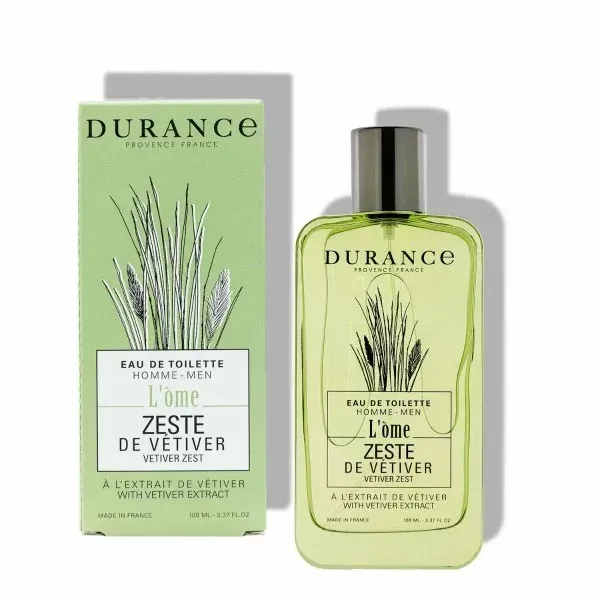 Eau de Toilette Zeste de Vétiver - Durance 100ml