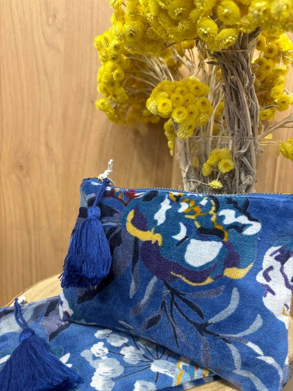 Pochettes VELVET Royal Blue