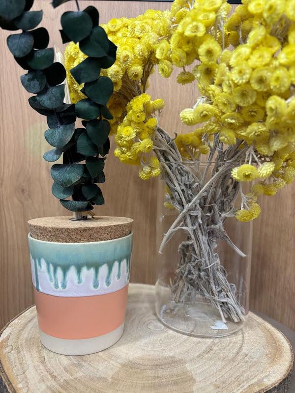 Bougie OH SO BOHO Pêche & Mandarine