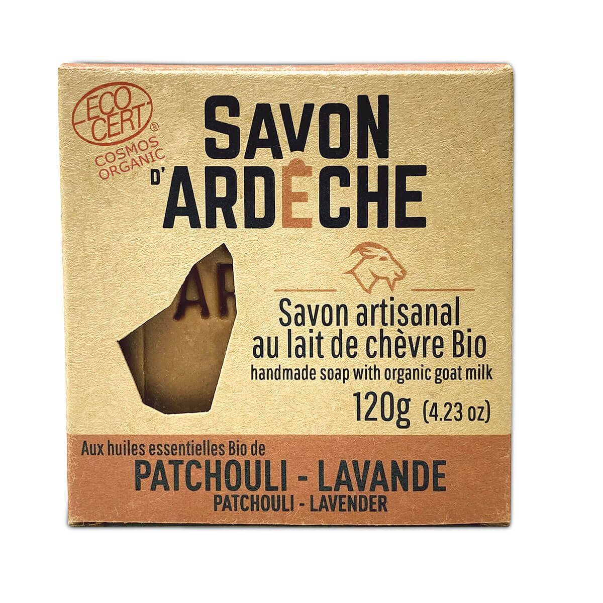 Savon artisanal au lait de chèvre Chanvre