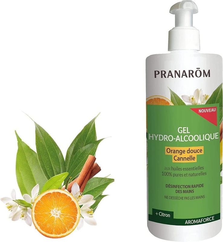 GEL HYDRO ALCOOLIQUE ORANGE DOUCE CANNELLE GEL HYDRO ALCOOLIQUE ORANGE DOUCE CANNELLE