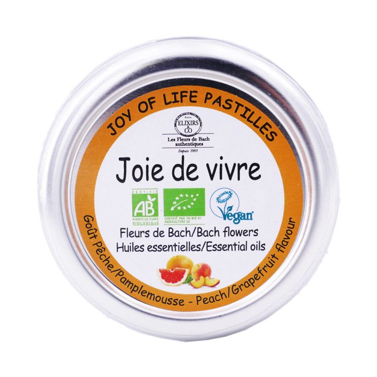 ELIXIR & CO FLEURS DE BACH JOIE DE VIVRE PASTILLES BIO ELIXIR & CO FLEURS DE BACH JOIE DE VIVRE PASTILLES BIO