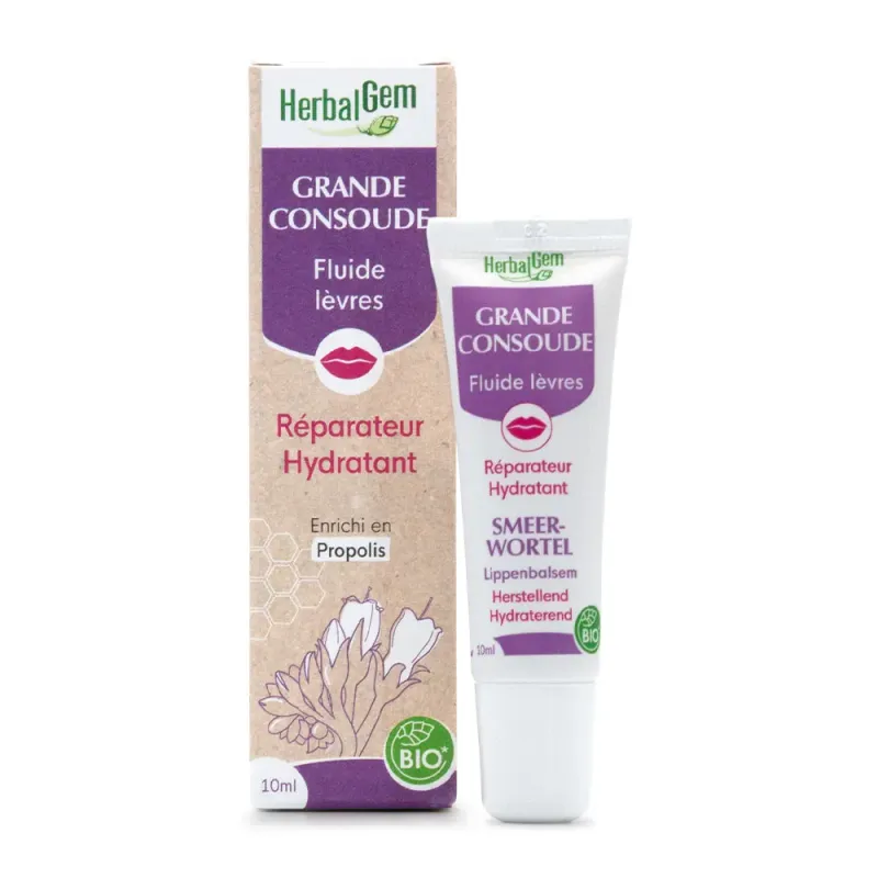 Herbalgem Fluide Lèvres Grande Consoude Bio 10ml Herbalgem Fluide Lèvres Grande Consoude Bio 10ml