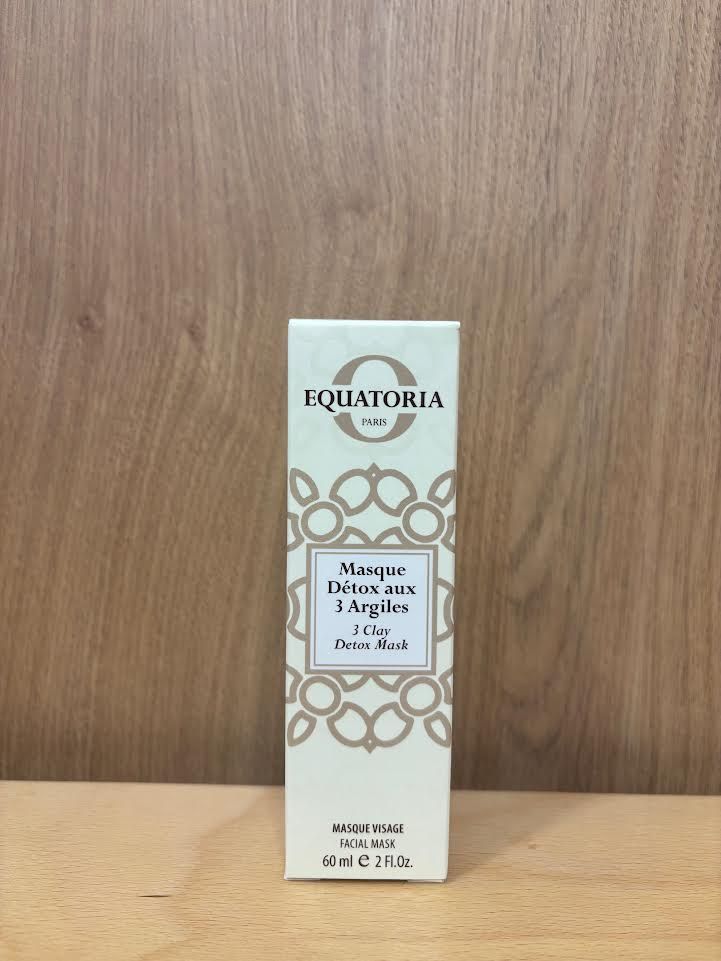 EQUATORIA Masque Détox aux 3 Argiles