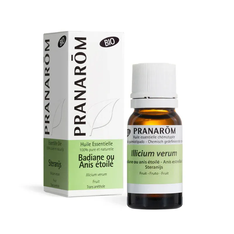 Huile Essentielle de Badiane ou Anis étoilé - Bio 10ml - Pranarôm