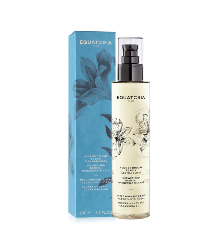 Huile de douche et bain iles marquises 200ml Equatoria