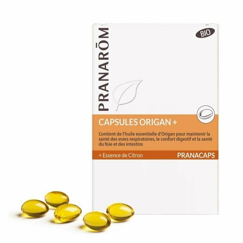Capsules d'Huiles Essentielles Origan + BIO Capsules d'Huiles Essentielles Origan + BIO