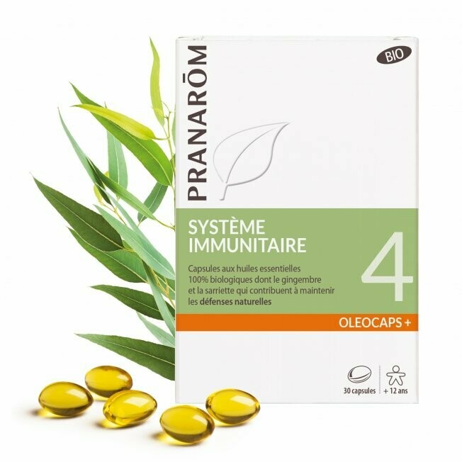 Capsules d'Huiles Essentielles 4 - Système Immunitaire BIO Capsules d'Huiles Essentielles 4 - Système Immunitaire BIO