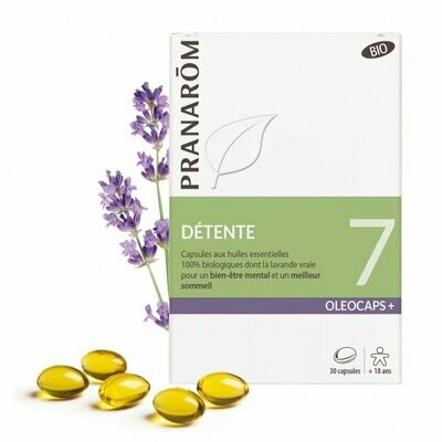 Capsules d'Huiles Essentielles 7 - Détente BIO Capsules d'Huiles Essentielles 7 - Détente BIO