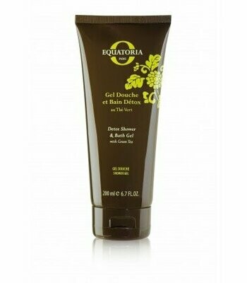 Gel Douche et Bain Detox au Thé Vert - Equatoria Gel Douche et Bain Detox au Thé Vert - Equatoria