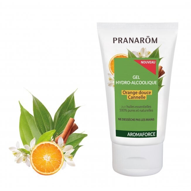 Gel hydro-alcoolique 50ml - Pranarôm Gel hydro-alcoolique 50ml - Pranarôm