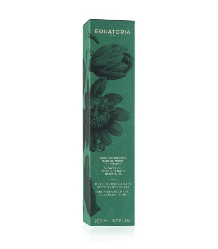 Huile de douche et bain de minuit a Ipanema Equatoria