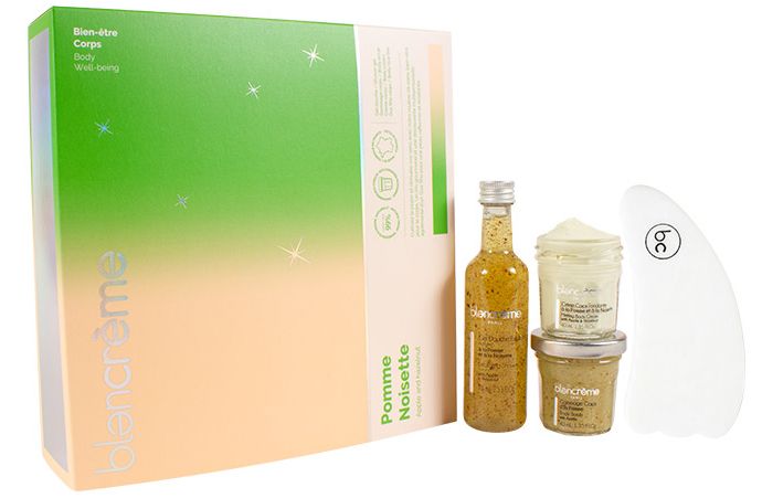 Coffret Gua Sha Pomme Noisette - Blancrème Coffret Gua Sha Pomme Noisette - Blancrème