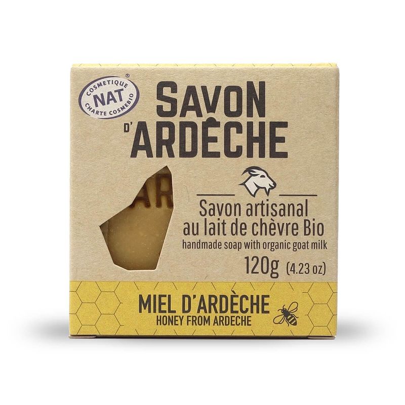 Savon artisanal au lait de chèvre Bio - Miel