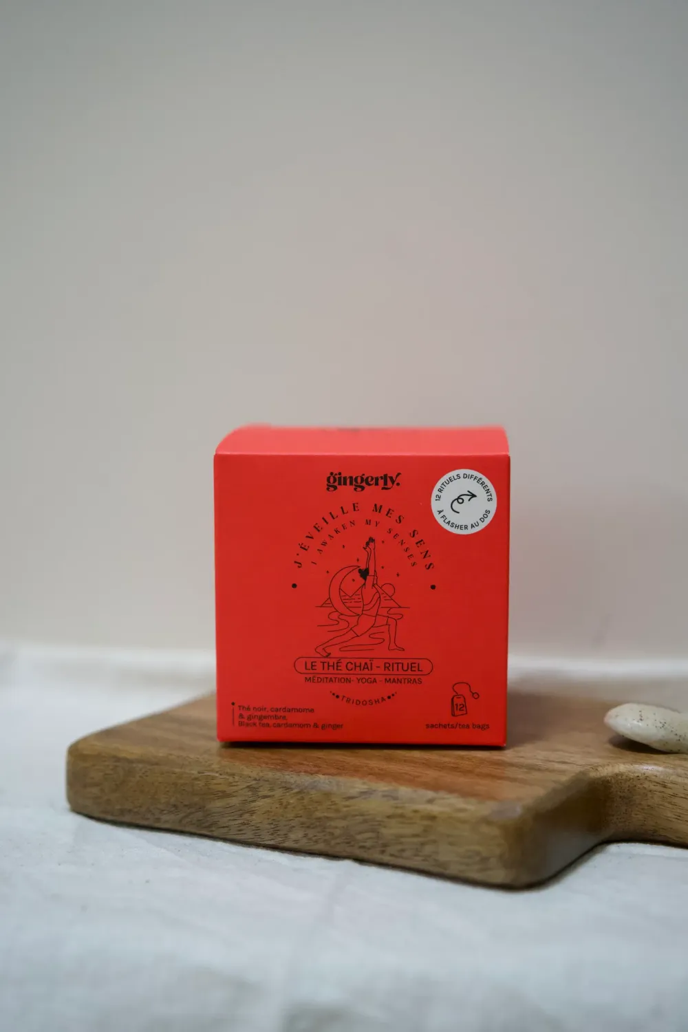 Thé Chaï - J'éveille mes sens - 12 sachets - Gingerly