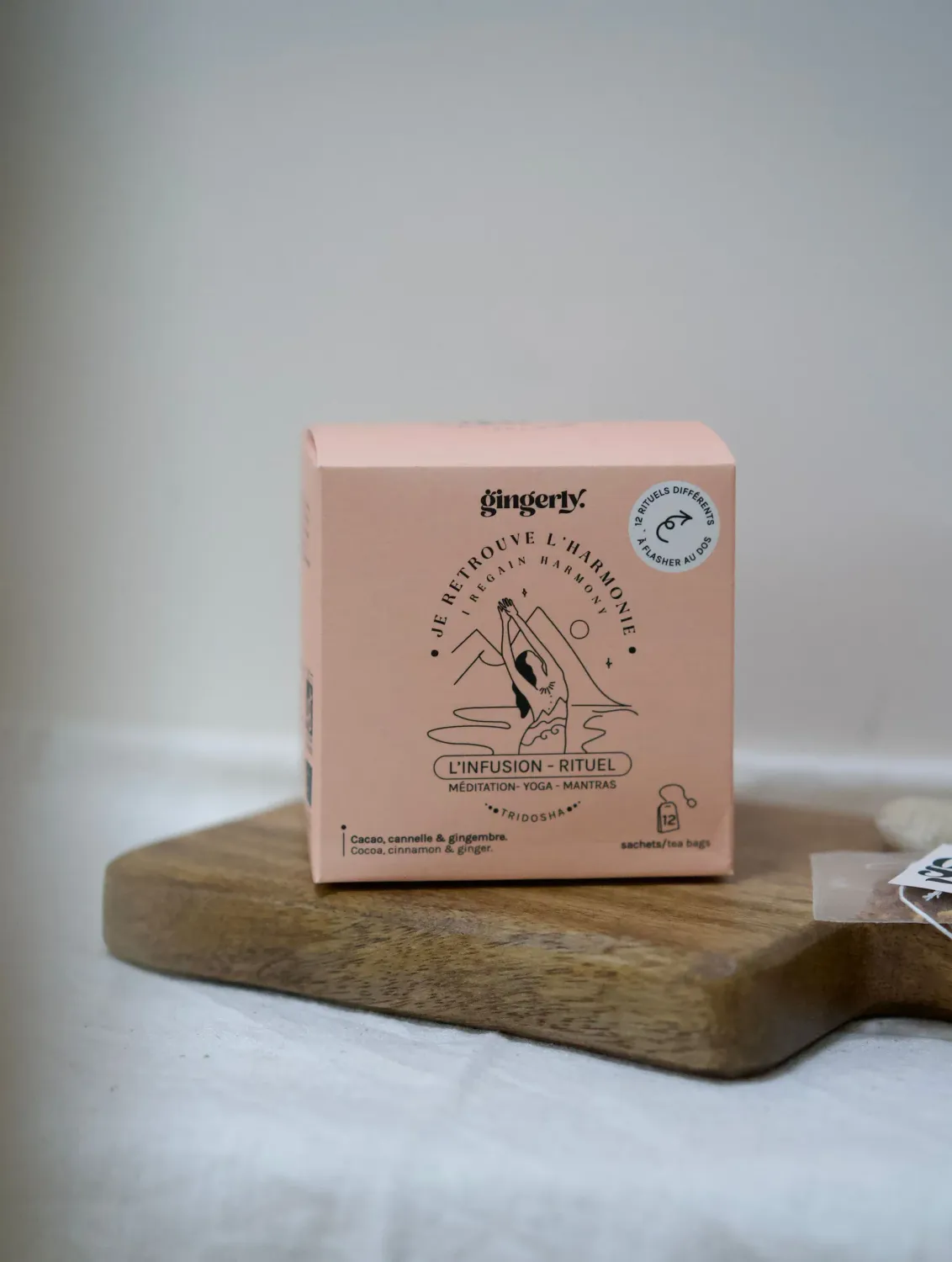 Infusion-rituel bio - Je retrouve l'harmonie - 12 sachets - Gingerly