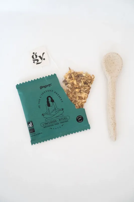 Infusion-rituel bio - Je vis l'instant présent - 12 sachets - Gingerly