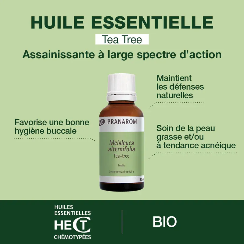 Huile Essentielle Tea Tree 30ml - Pranarôm