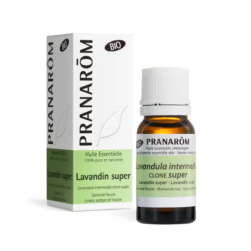 Huile Essentielle de Lavande Super 10ml - Pranarôm Huile Essentielle de Lavande Super 10ml - Pranarôm
