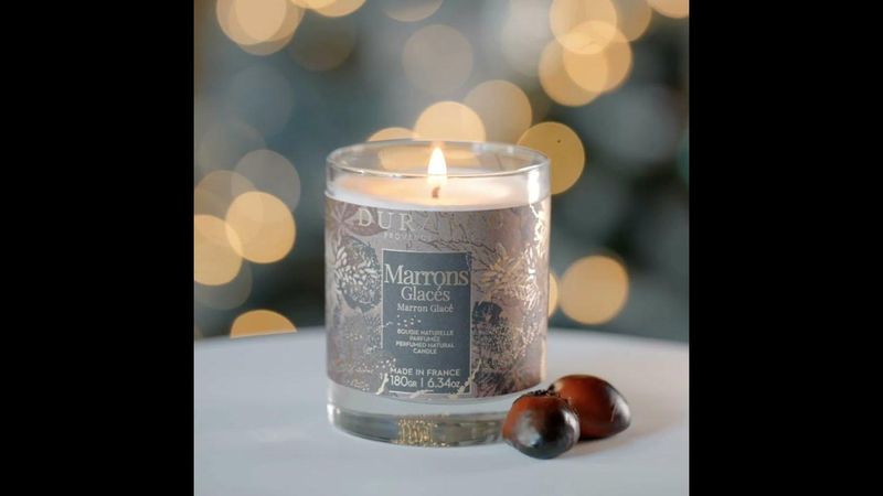 Bougie Parfumée Bougie Parfumée "Marrons Glacés" 180g