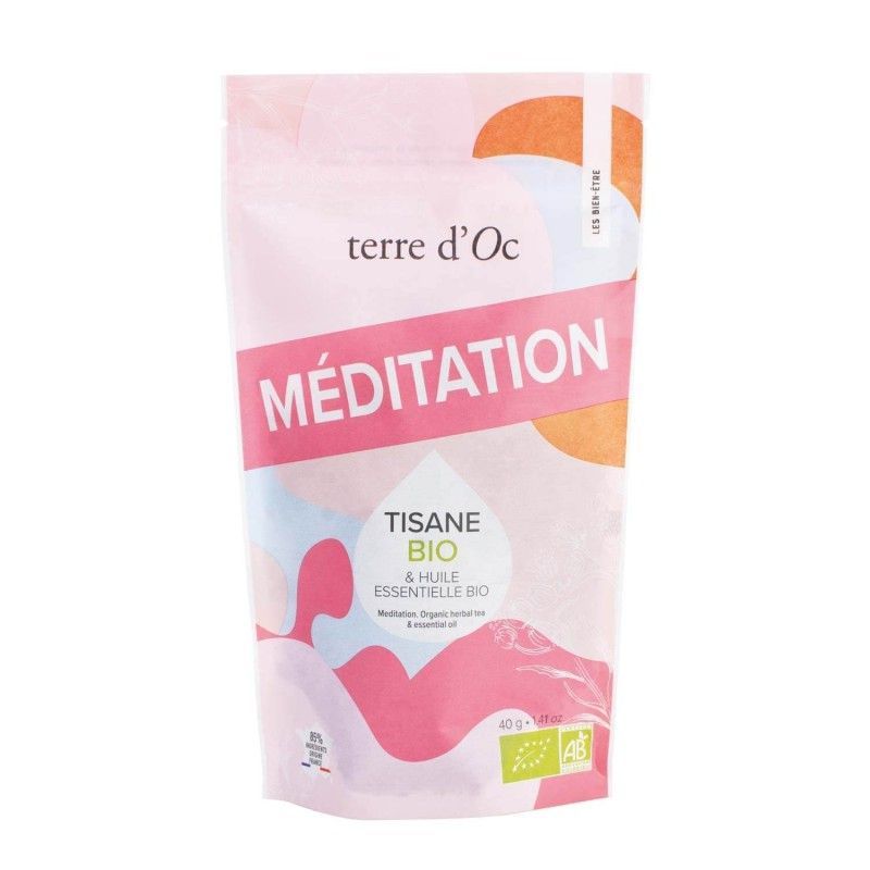 Thé vert & huile essentielle BIO - MEDITATION- Terre d'Oc Thé vert & huile essentielle BIO - MEDITATION- Terre d'Oc