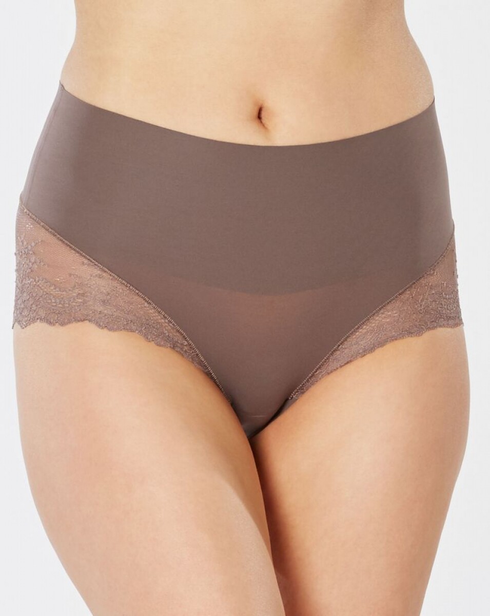 Spanx corrigerende slip lace taupe