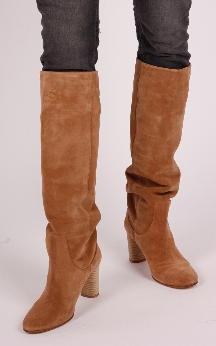 Femmes du Sud laars suede camel