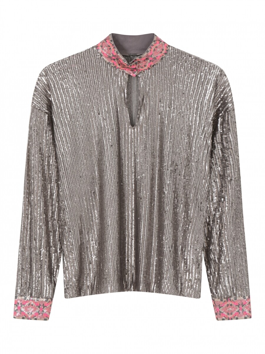 Gustav blouse taupe