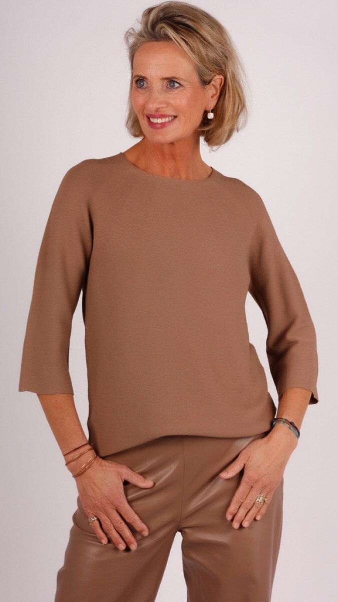 La Salle pull camel