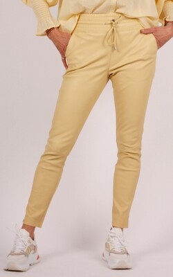 IBANA leren broek geel