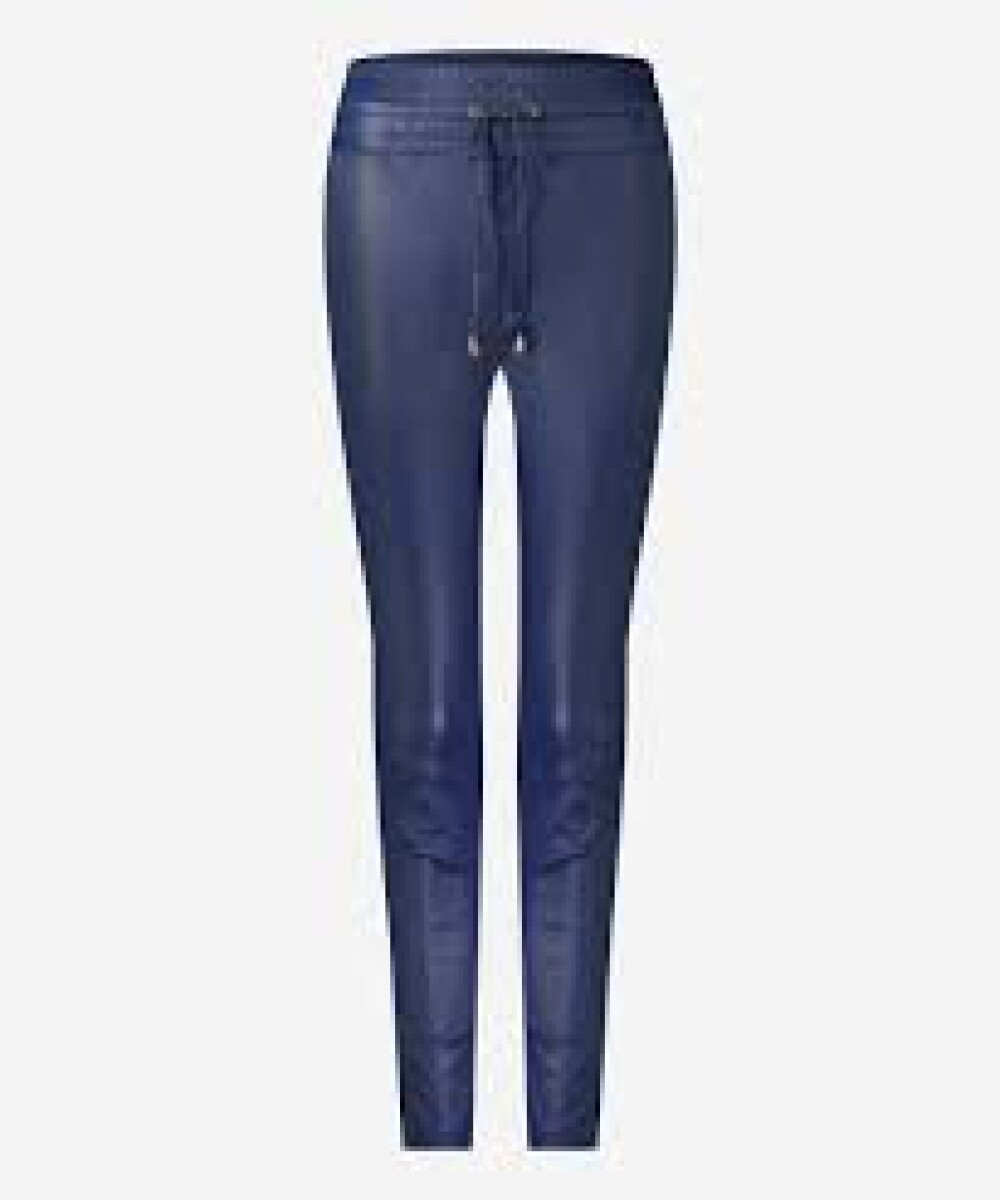 IBANA leren broek marine