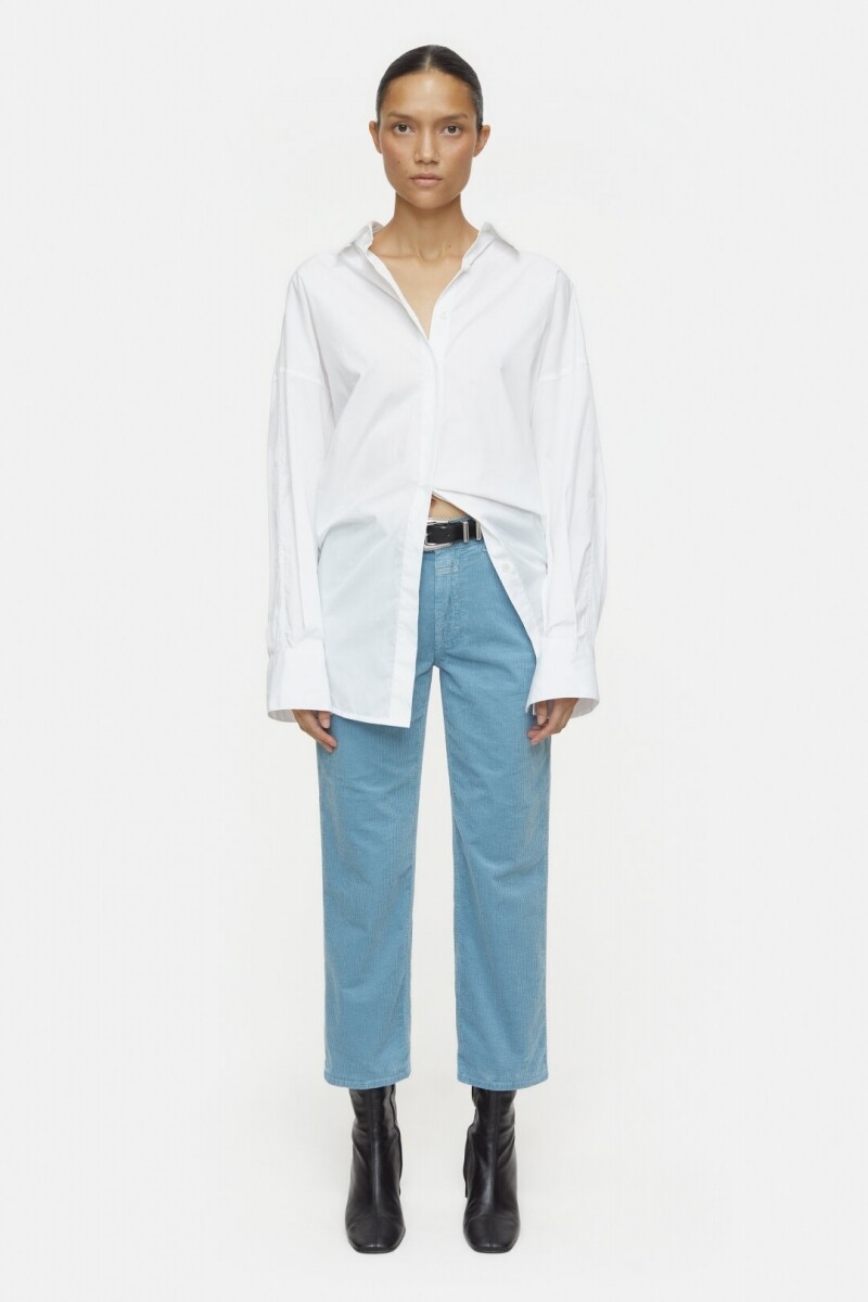 Closed broek velvet blauw
