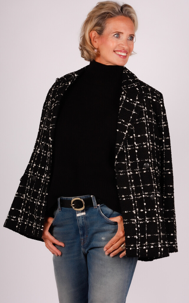 Dante 6 blazer zwart mêlee