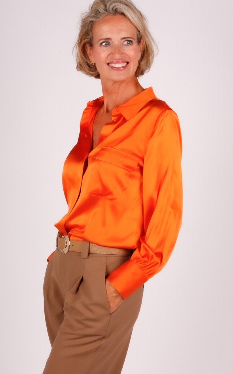 Herzen&#39;s blouse oranje