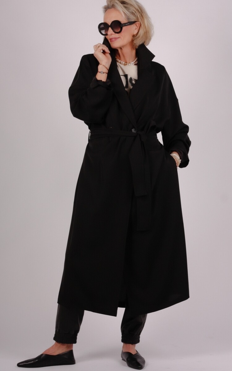 Drykorn trenchcoat zwart
