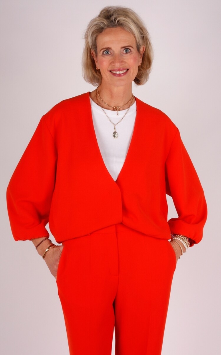 Zenggi blazerblouse oranje