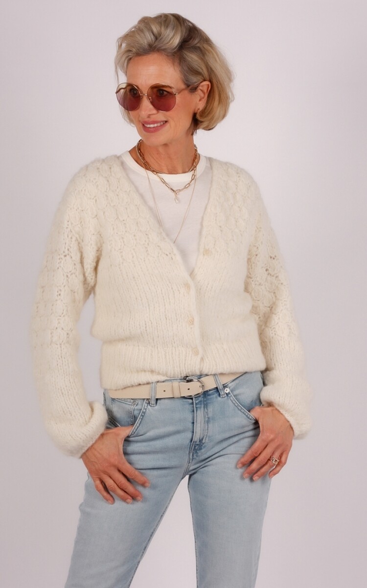 INTI Knitwear vest ecru
