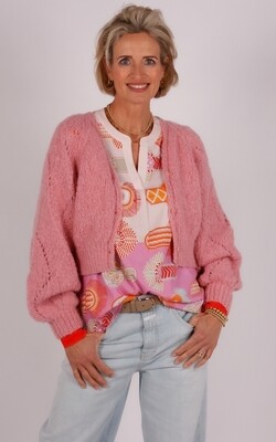 INTI Knitwear vest roze