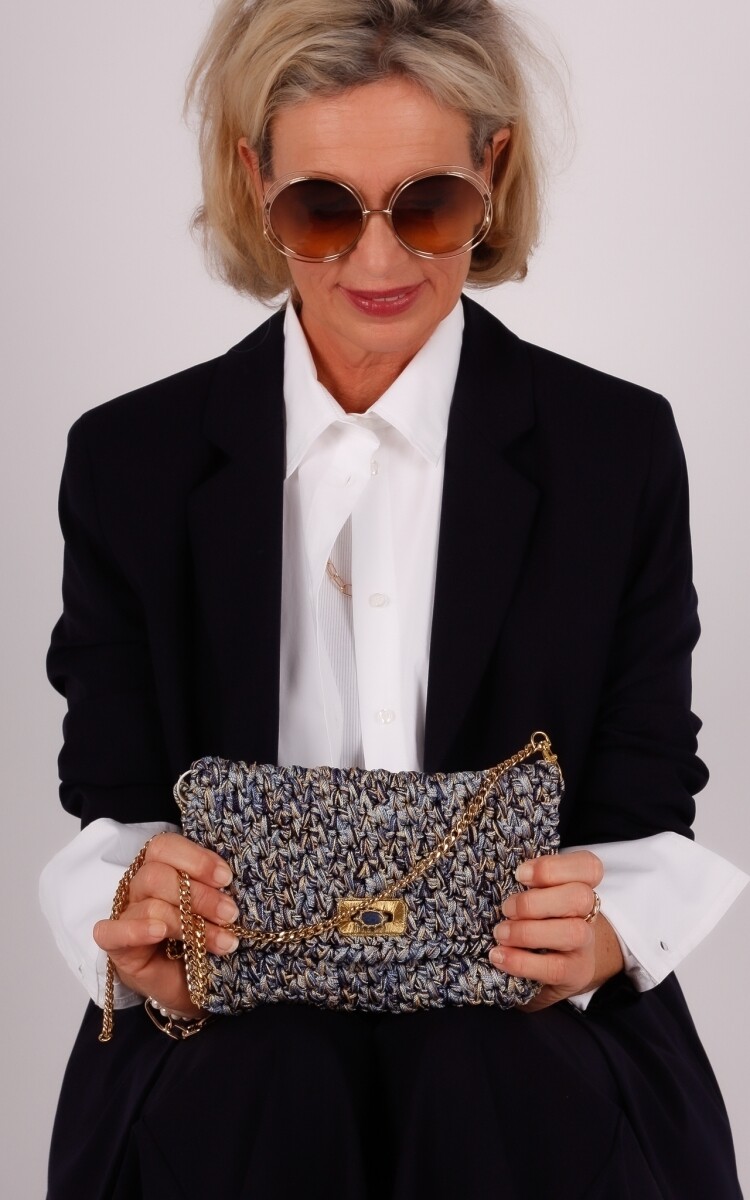 Bovary tas blauw