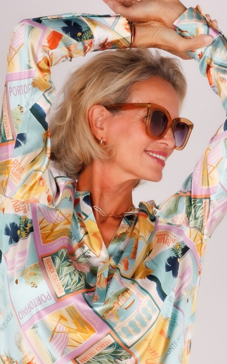 Herzen&#39;s blouse lichtgroen