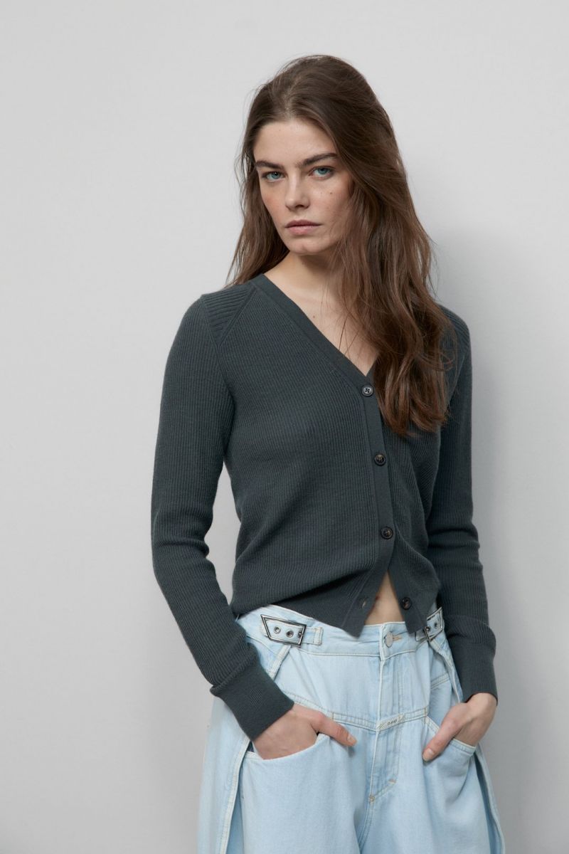 Closed vest groen