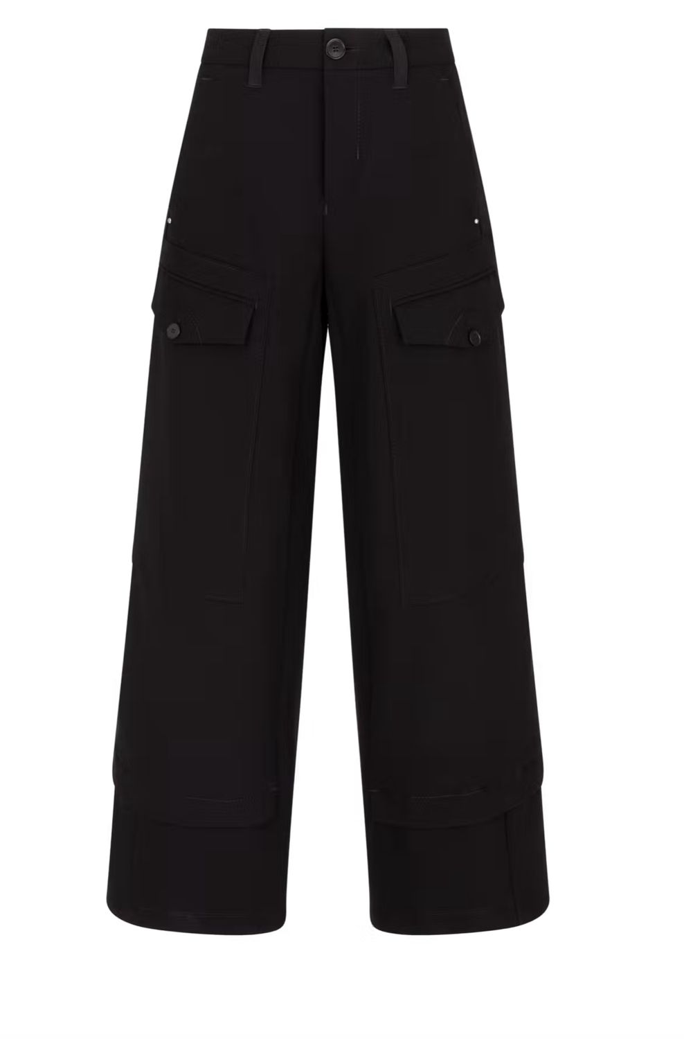 HIGH cargo broek zwart