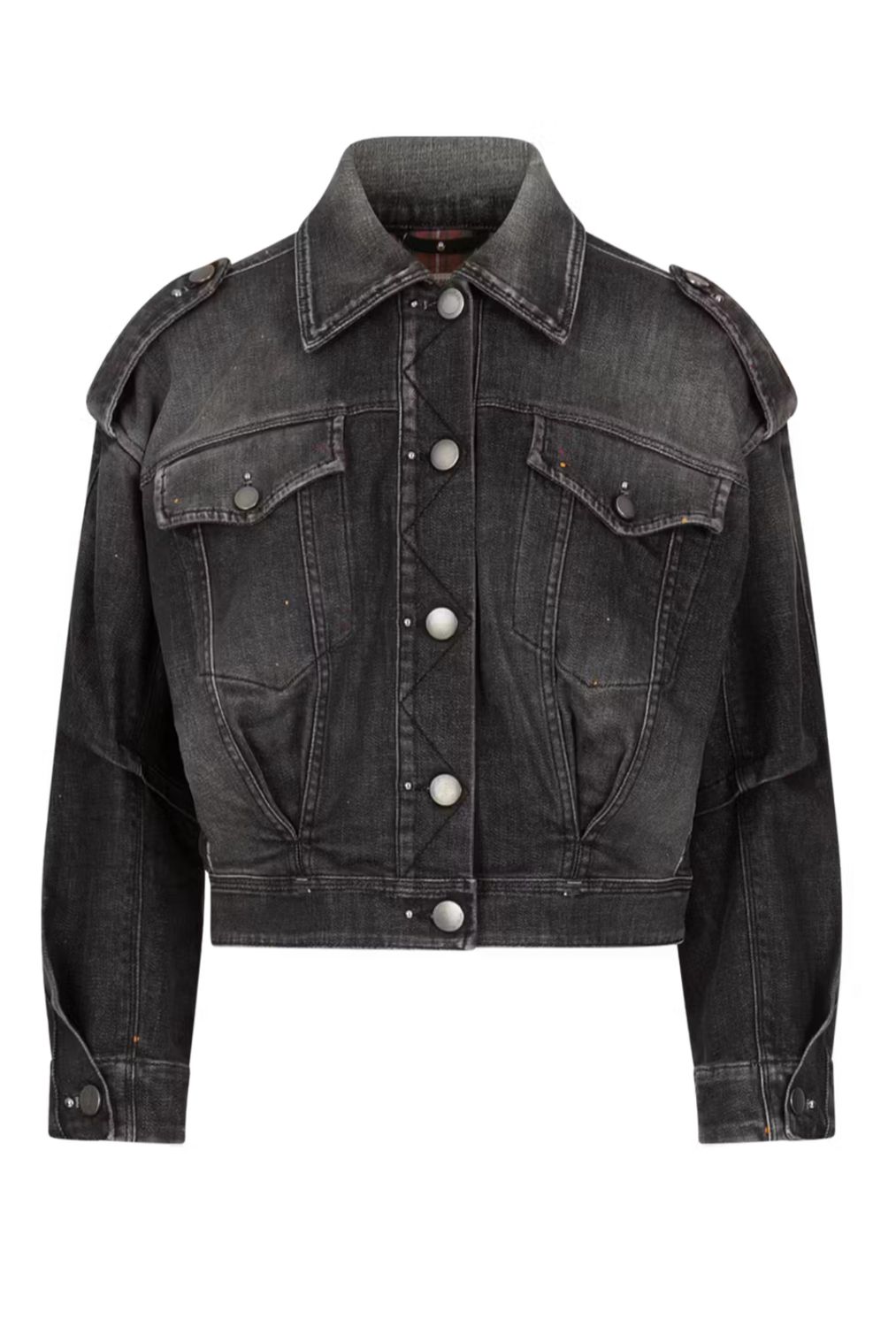 HIGH denim jack antraciet