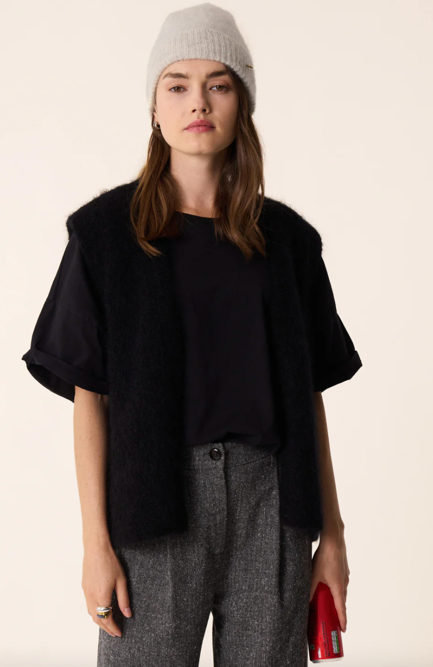 Des Petits Hauts gilet zwart
