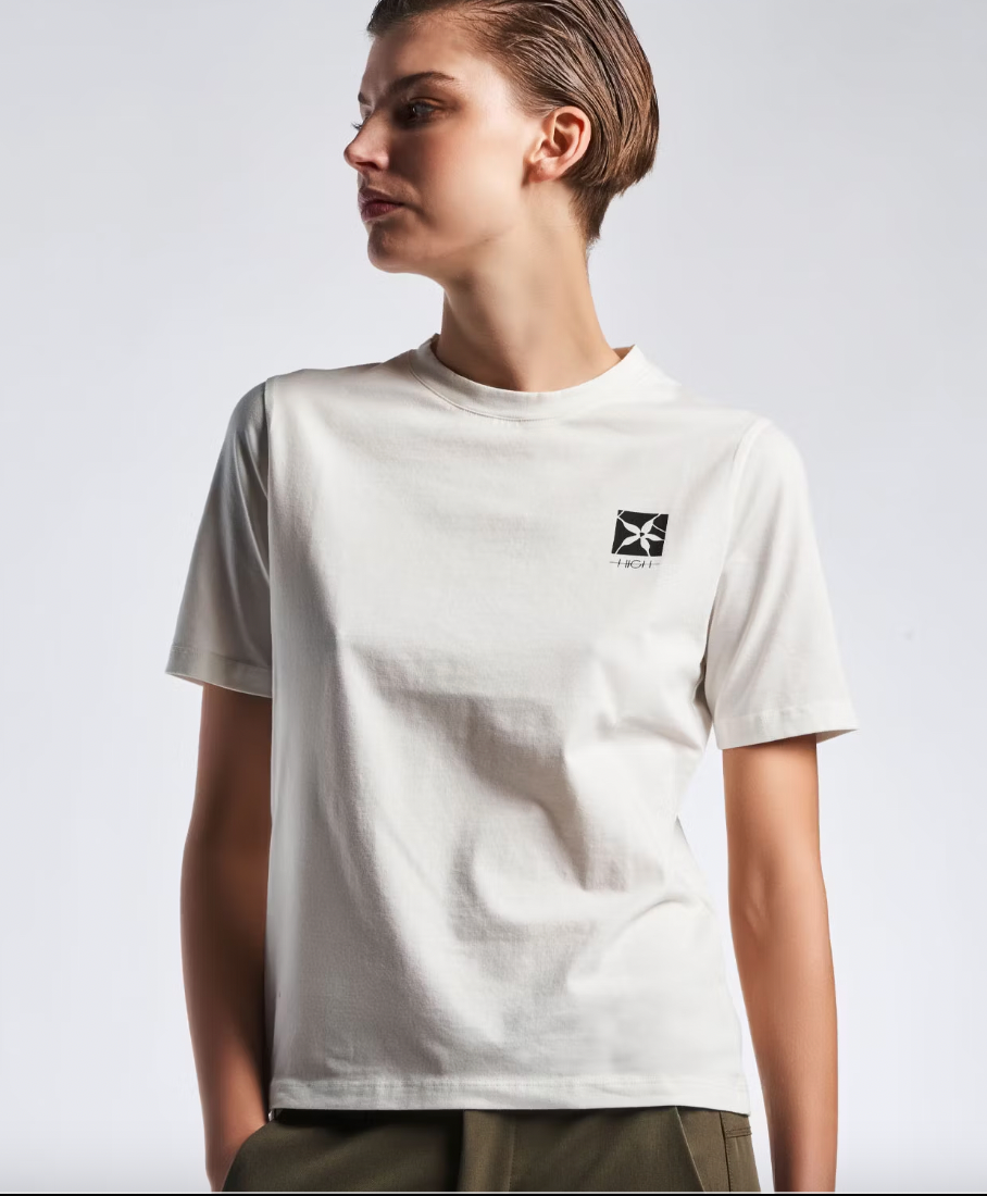 HIGH t-shirt ecru