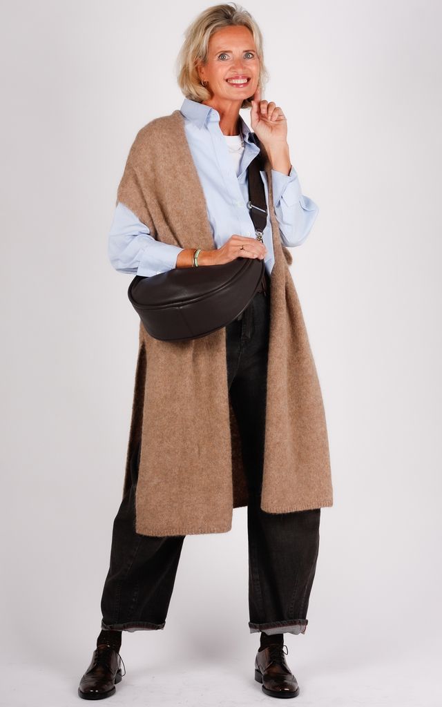 Herzen&#39;s vest bruin
