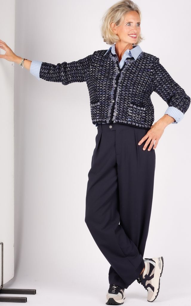 Closed broek blauw